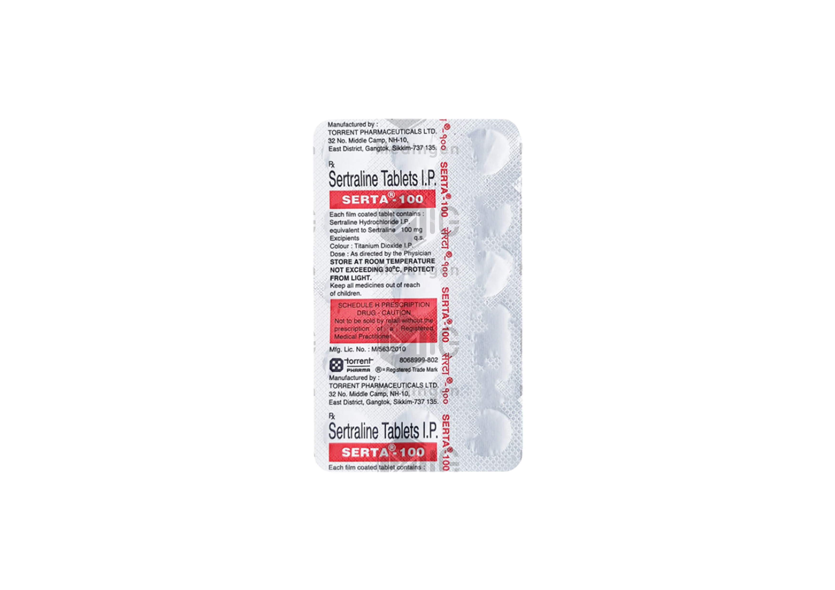 SERTA 100MG